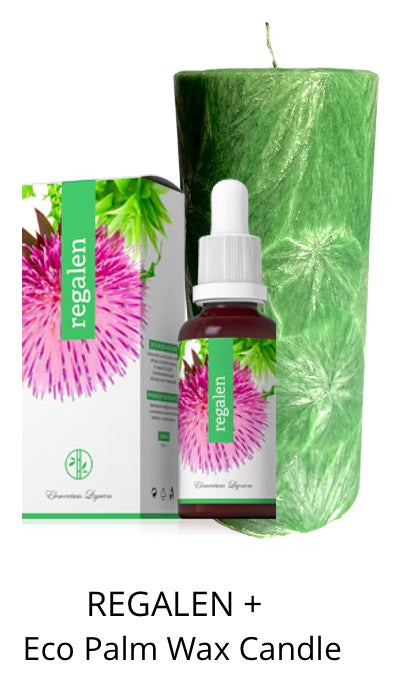 REGALEN + Eco Palm Wax Candle