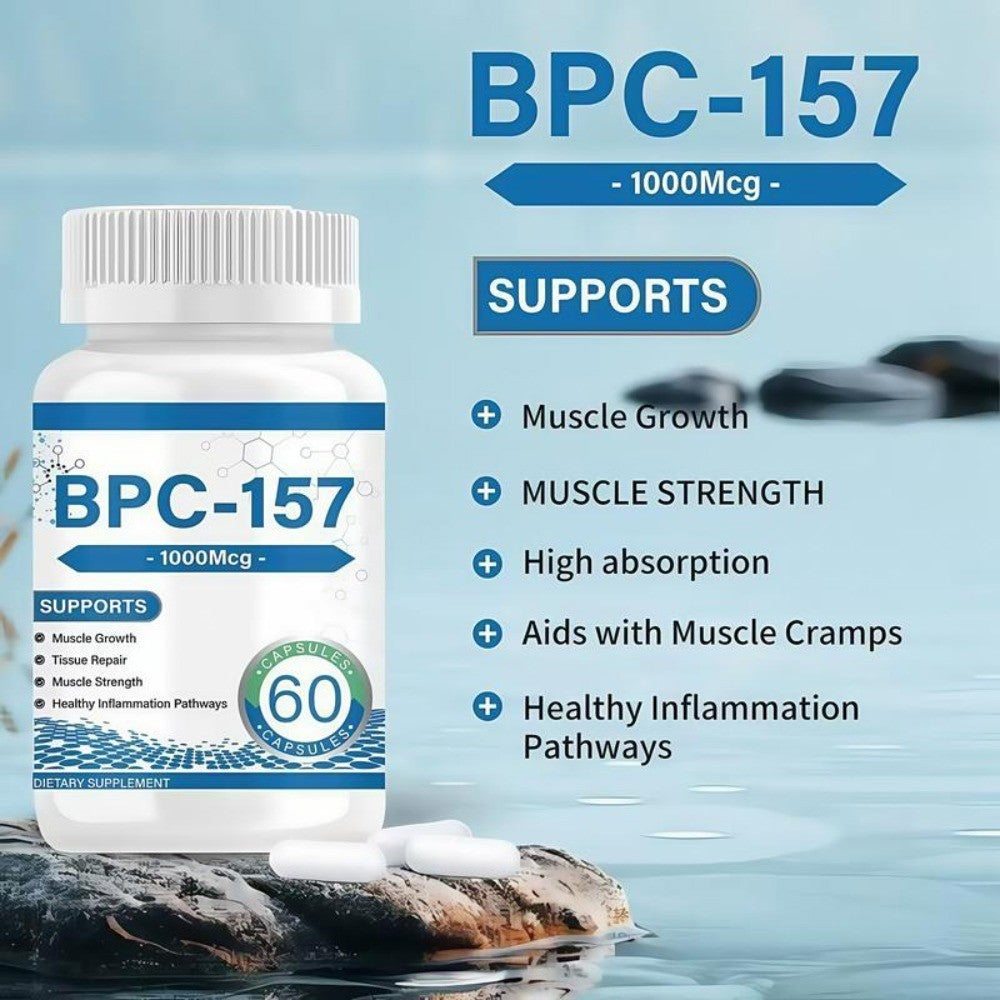 BPC-157 Supplement 1000mcg for Tissue Repair & Joint Health -60 Capsules
